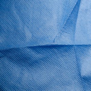 blue medical nonwoven fabric cloth ditail texture