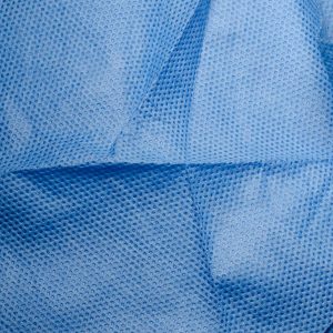 blue medical nonwoven fabric cloth ditail texture